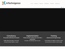 Tablet Screenshot of intechnigence.com